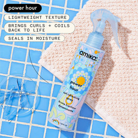 amika on bathroom shelf in lifestyle scene suggesting daily routine ease