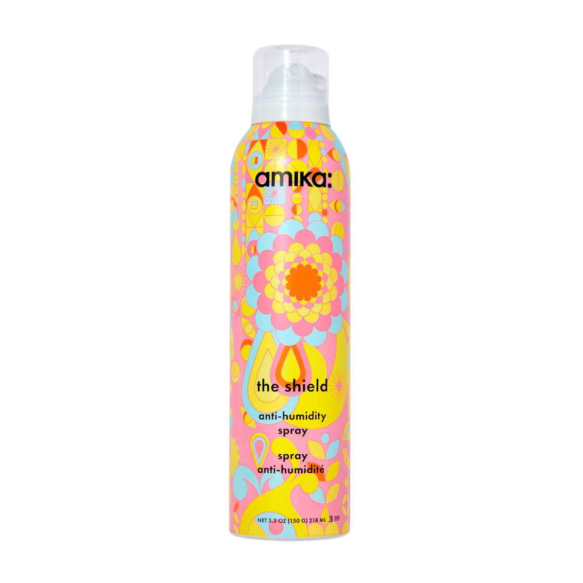Amika The Shield front packaging showing bottle and label for quick ID and benefits