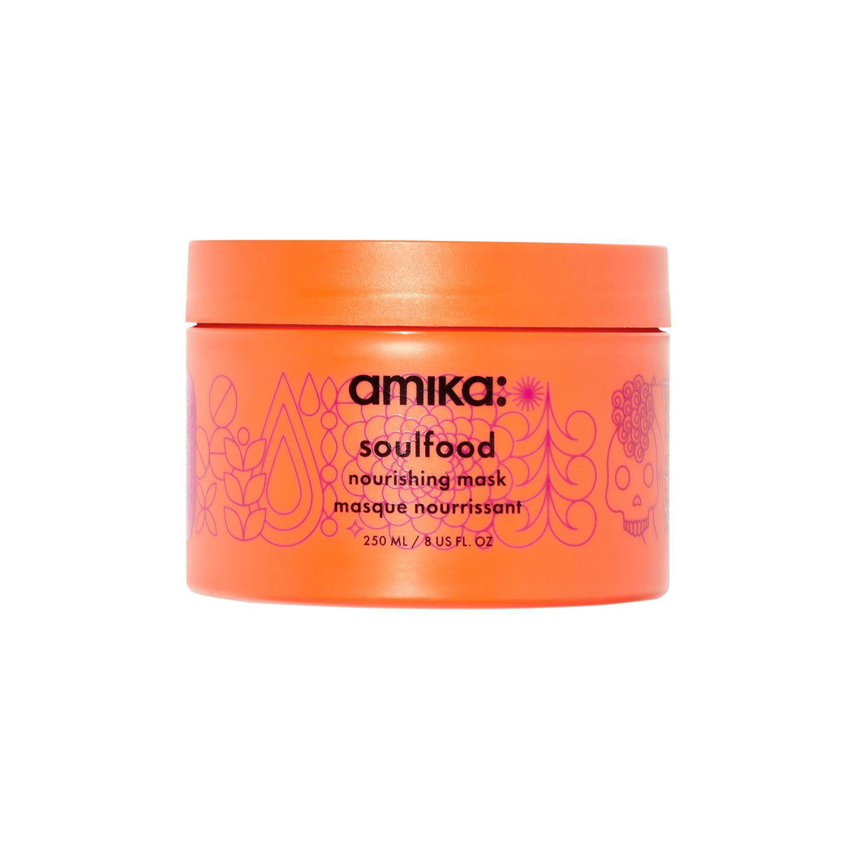 amika jar front view showing label and size benefits hydration