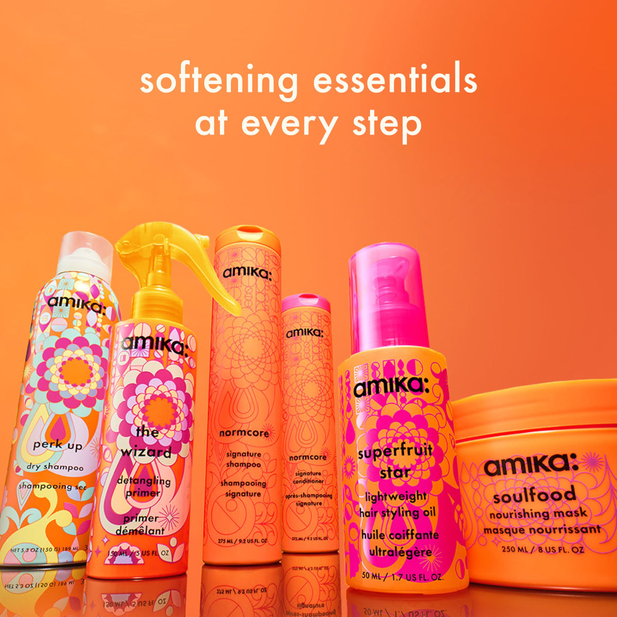 amika jar staged on shelf suggesting salon-quality at home
