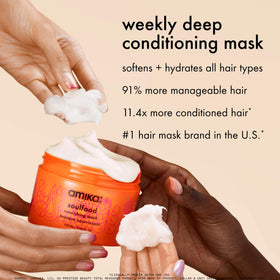 Amika creamy texture in jar highlighting rich hydration and spreadability