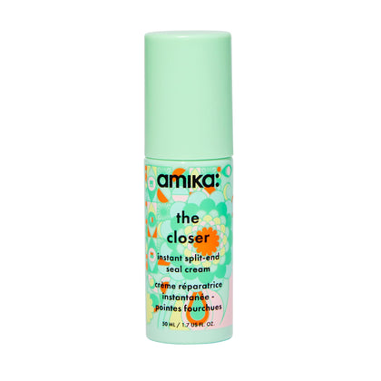 amika front packaging showing the tube and branding for instant sealing benefit