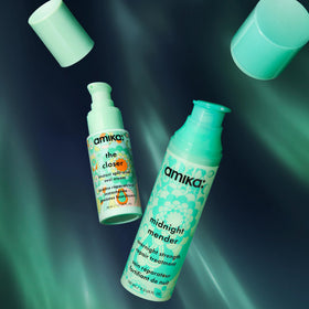 amika label and ingredients panel showing formulation transparency and care
