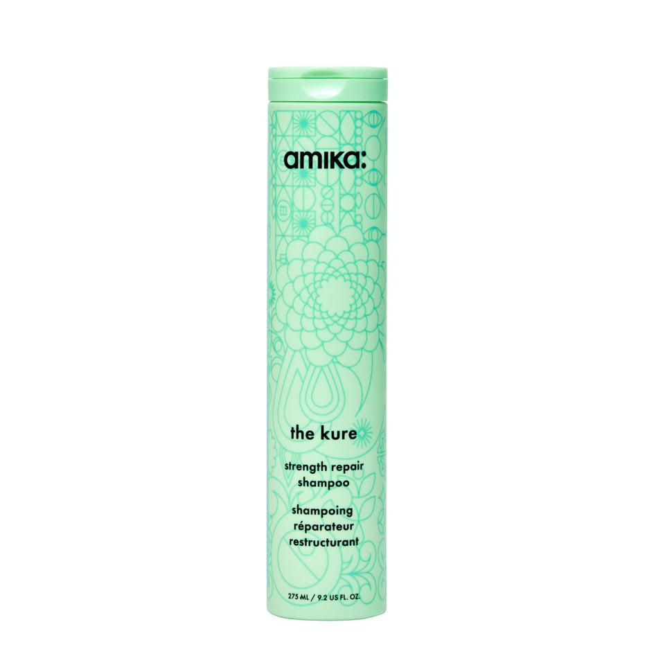 Amika the Kure front bottle showing packaging and strengthening benefit