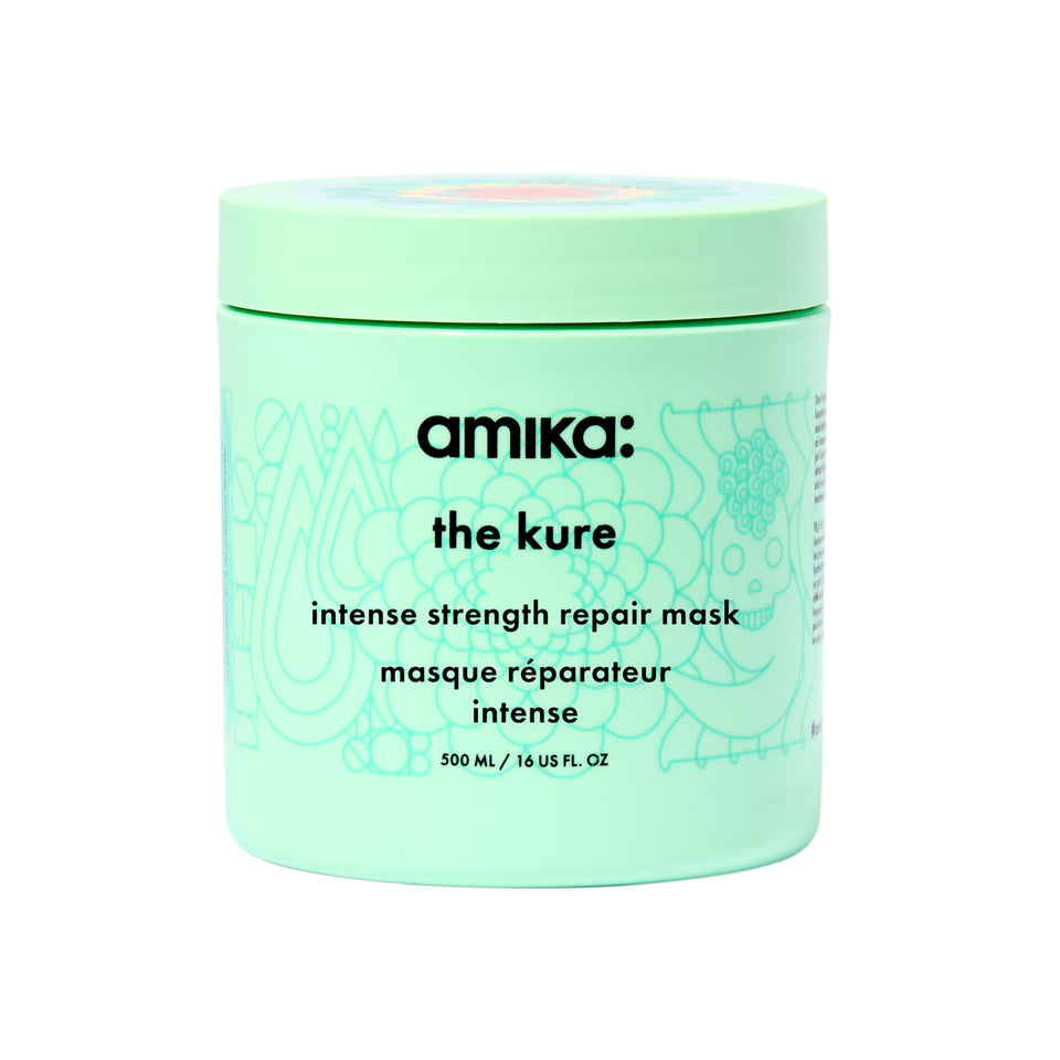 amika the kure front jar showing packaging and repair benefits