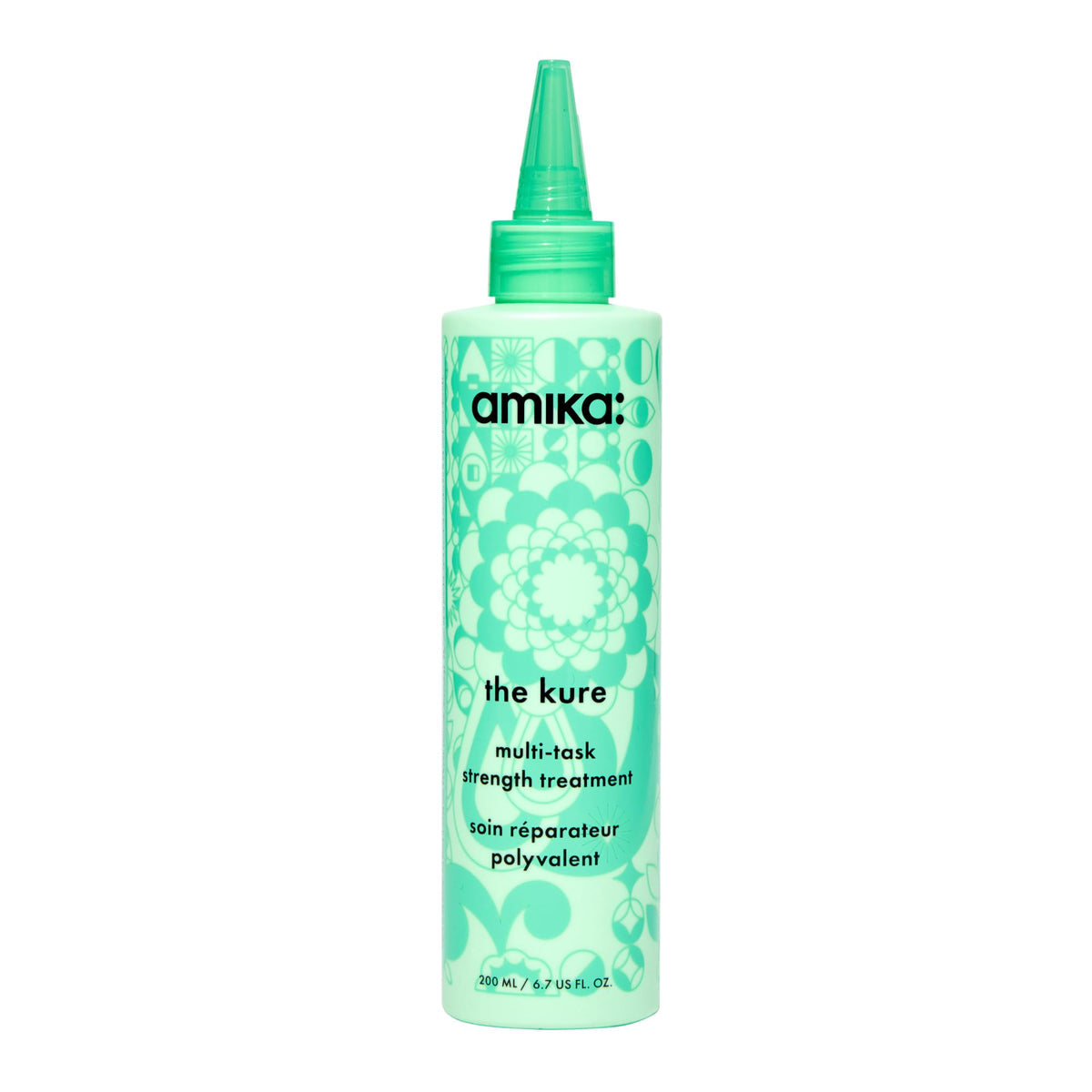 amika front packaging showing bottle and label for easy identification and benefit