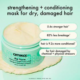 amika open mask creamy texture highlighting rich hydration