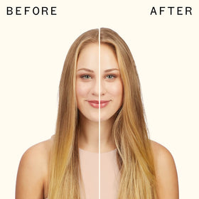 amika un.done applied at roots demonstrating lift and oil absorption