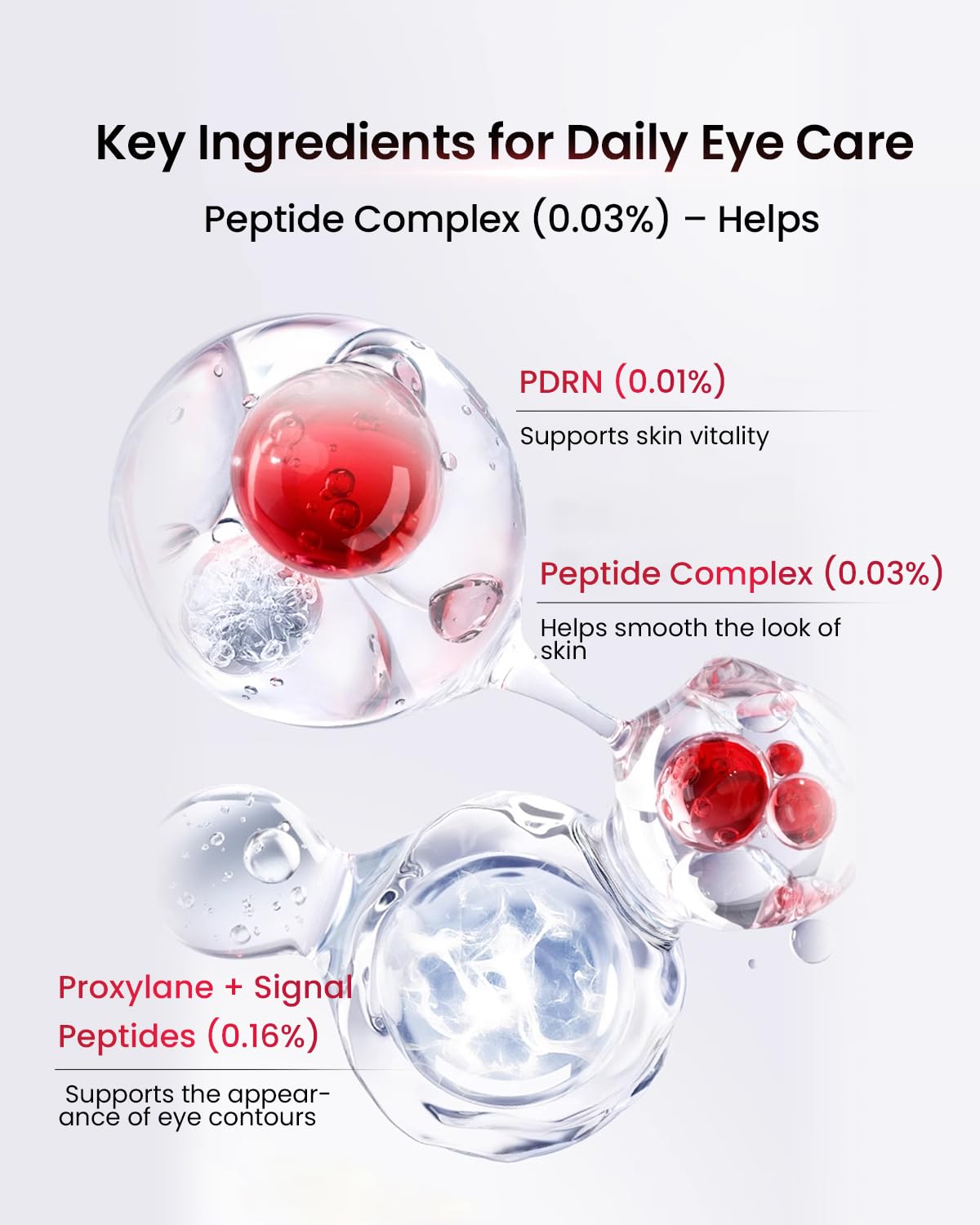 AMIRO in-use under-eye massage with gentle microcurrent, benefits refreshed appearance
