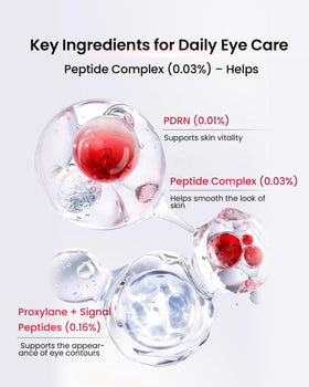 AMIRO in-use under-eye massage with gentle microcurrent, benefits refreshed appearance
