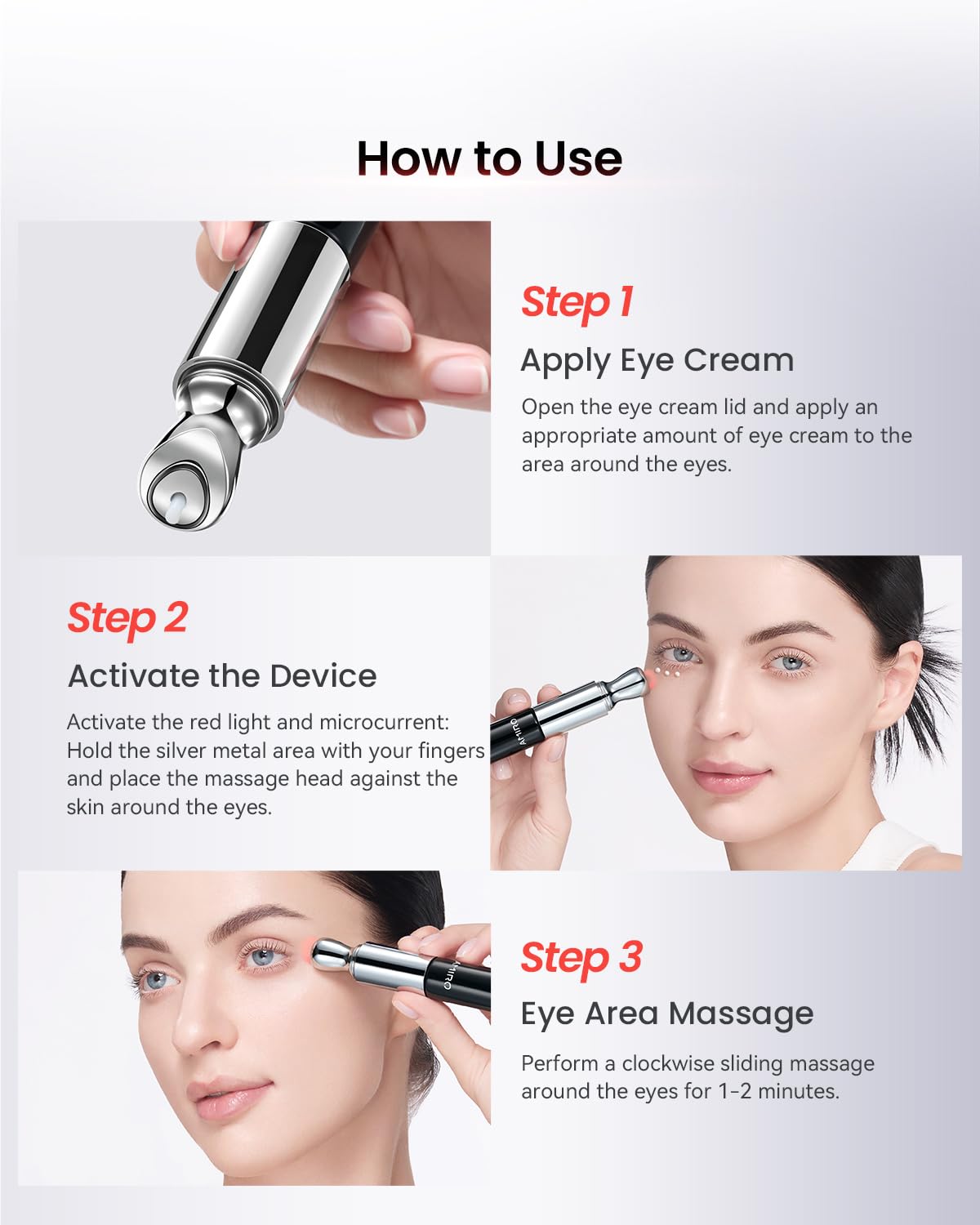 AMIRO label close-up showing PDRN and peptide highlights, benefits ingredient clarity