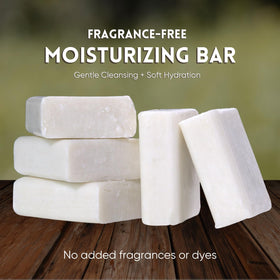 Amish Farms soap bar creating creamy lather for gentle cleansing