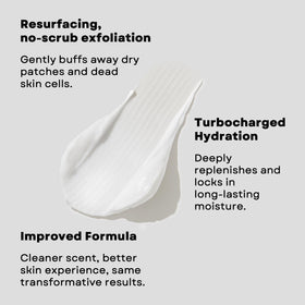 AmLactin application on arm demonstrating easy absorption and smoothing benefit