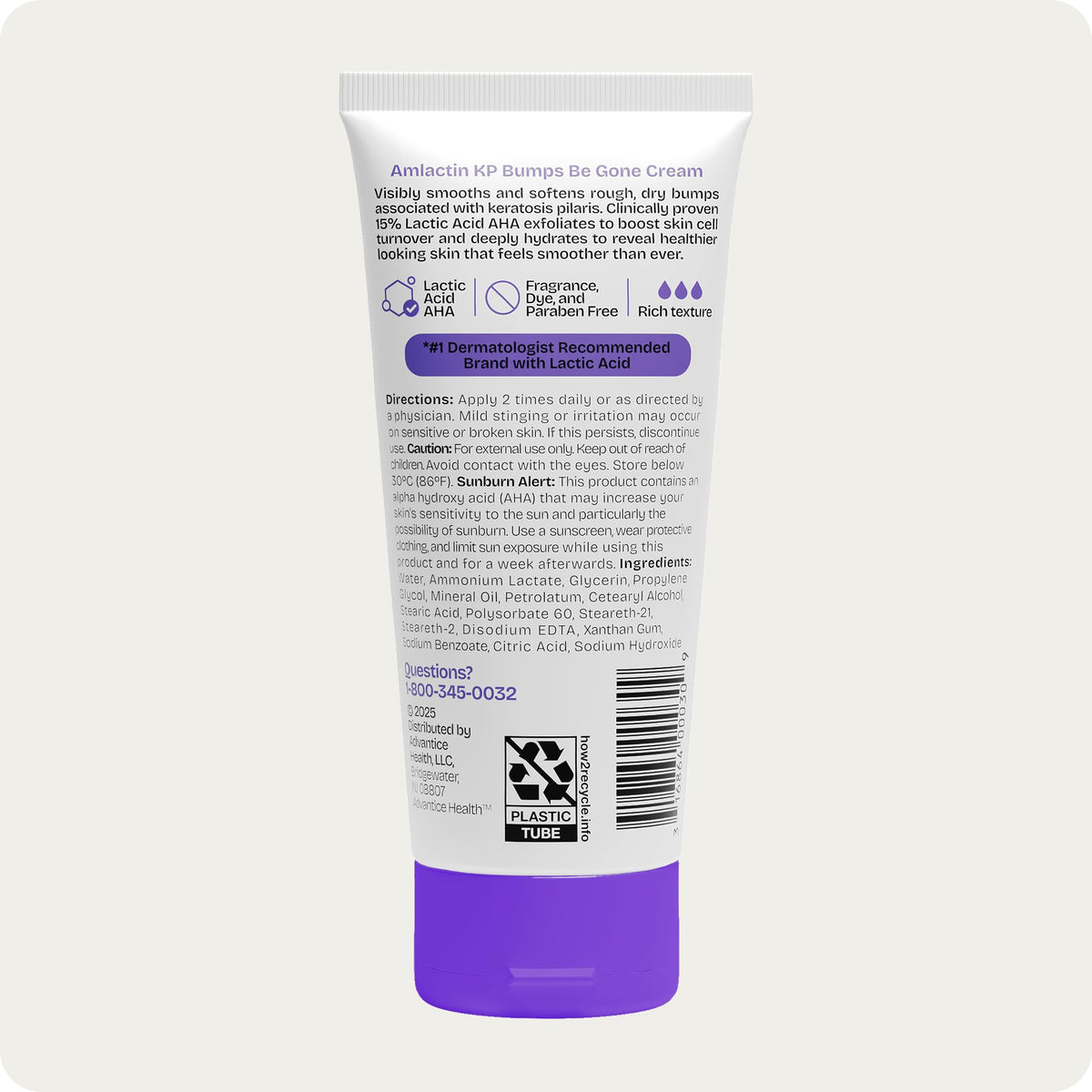 AmLactin in bathroom setting showing convenient everyday smoothing benefit