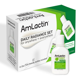 AmLactin front packaging 2 fl oz pump showing label and size benefit