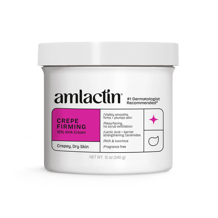 AmLactin front packaging showing product name and firming benefit
