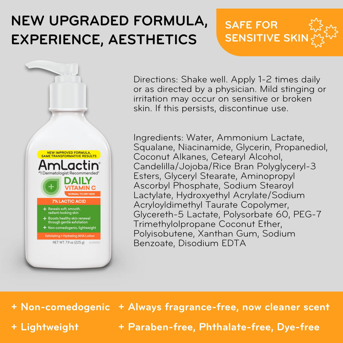 AmLactin on bathroom shelf in lifestyle setting for daily routine