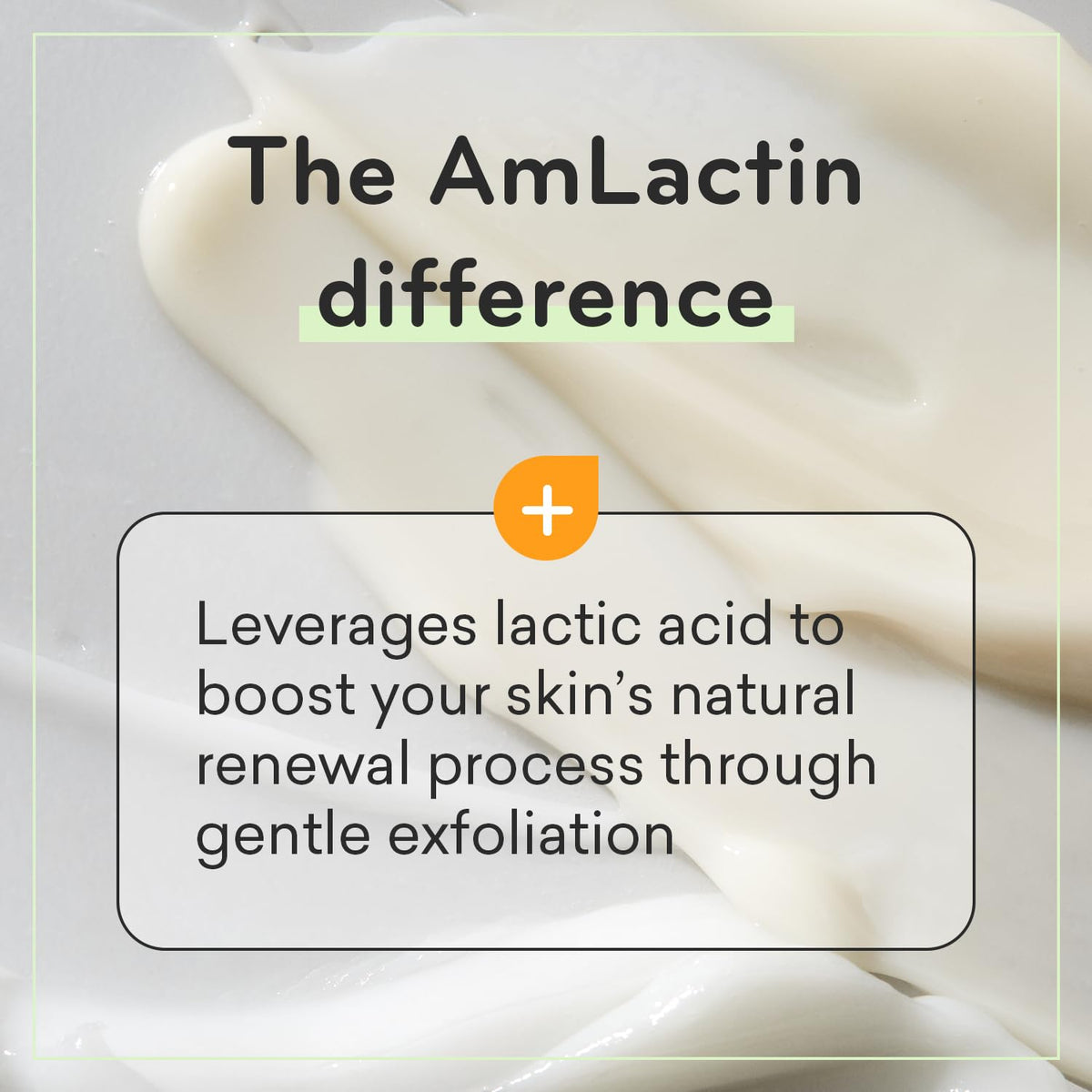 AmLactin next to hand to show 7.9 oz size and portability