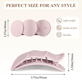 Amlaidu clip holding half-up hairstyle, keeps hair neat and stylish