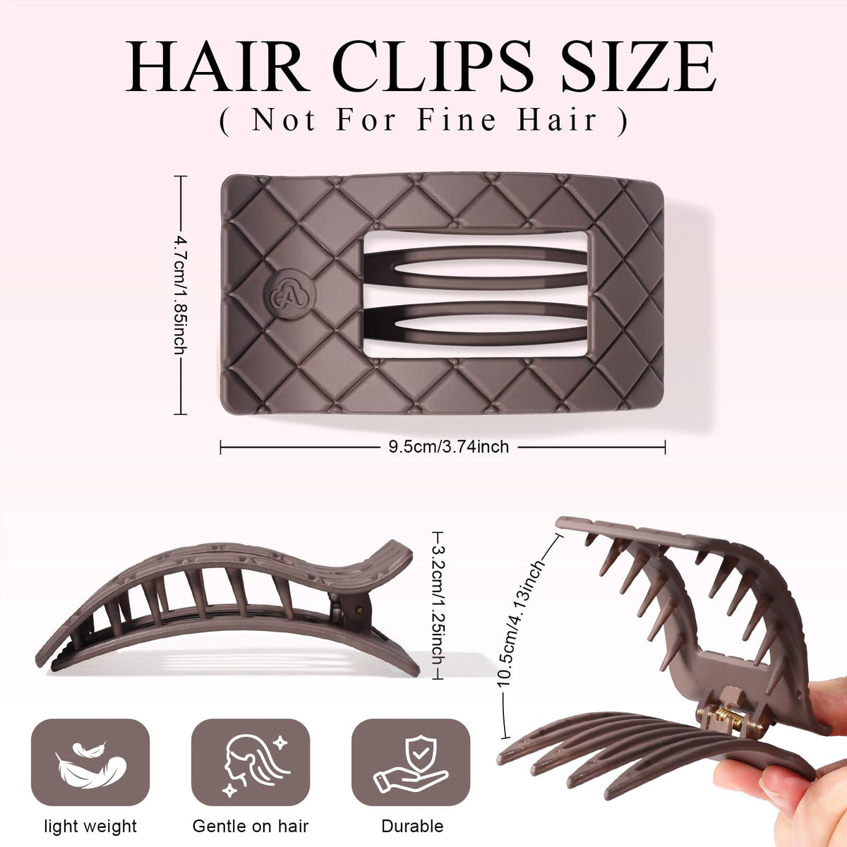Amlaidu clips held in hand showing compact scale and portability