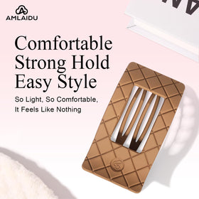 Amlaidu clip profile showing flat lay design and low-profile comfort benefit all-day wear