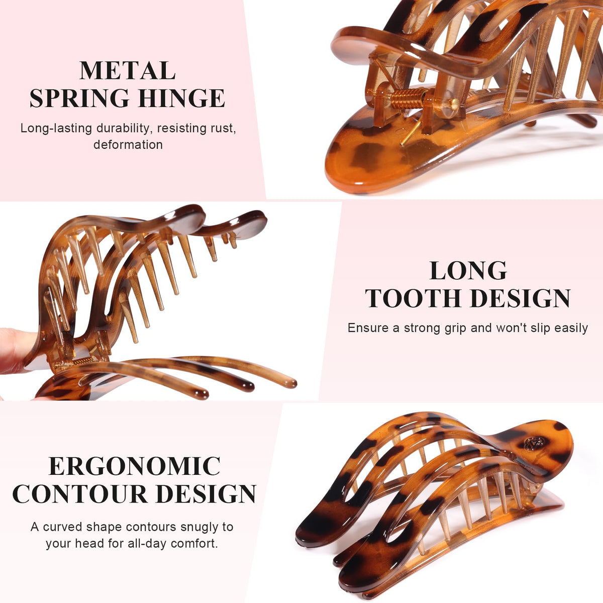 Amlaidu four tortoiseshell colors laid flat offering styling versatility