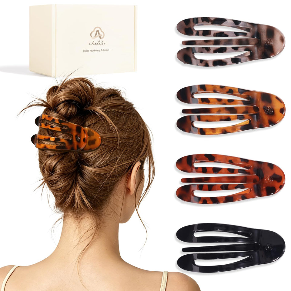 Amlaidu front packaging showing four tortoiseshell clips, gift-ready benefit