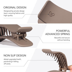 Amlaidu half-up hairstyle on model demonstrating style versatility benefit: polished appearance