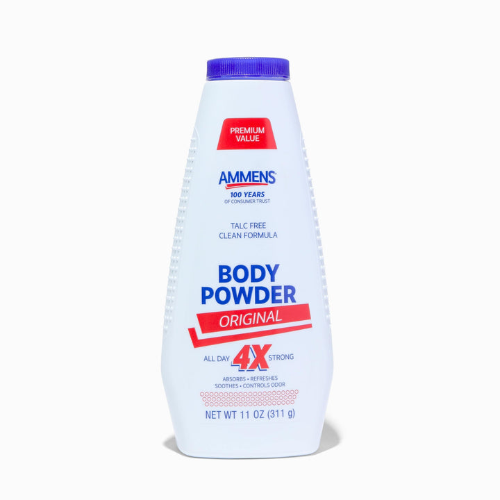 AMMENS front packaging 11 oz showing label and benefits for everyday freshness