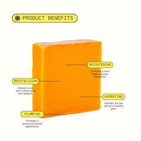 Ammoya Naturals label detail with listed ingredients and handcrafted quality benefit