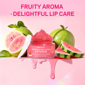 AMOADO tucked in a travel pouch showing portability for on-the-go lip care benefit