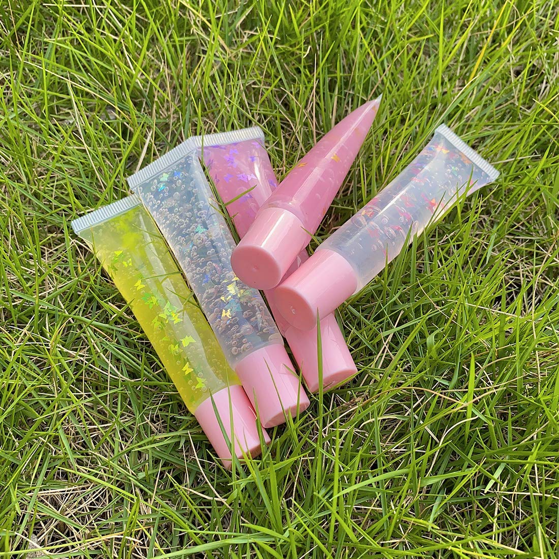 AMORIX tubes packed in a travel pouch ready for on-the-go beauty use