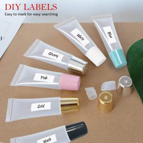 AMORIX assortment of tubes filled with varied shade samples for display