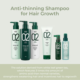 AMOS PROFESSIONAL before and after hair showing improved strength and shine