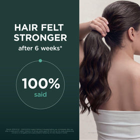 AMOS PROFESSIONAL thick lather on hair strand showing deep cleanse