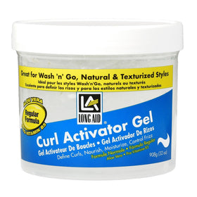 AmPro Long-Aid Activator Gel front jar showing size and label, hydration benefit