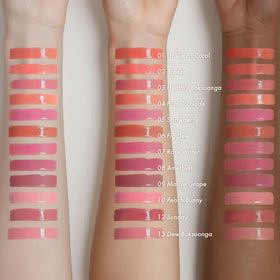 Amuse Milky Rose packaging label detail highlighting WE Vegan certification and ingredients