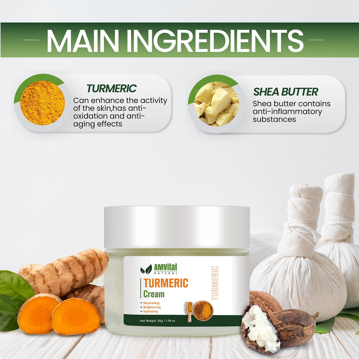 AMVital product label showing ingredient list for informed choices