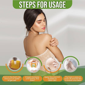 AMVital soap creating creamy lather to demonstrate effective gentle cleansing