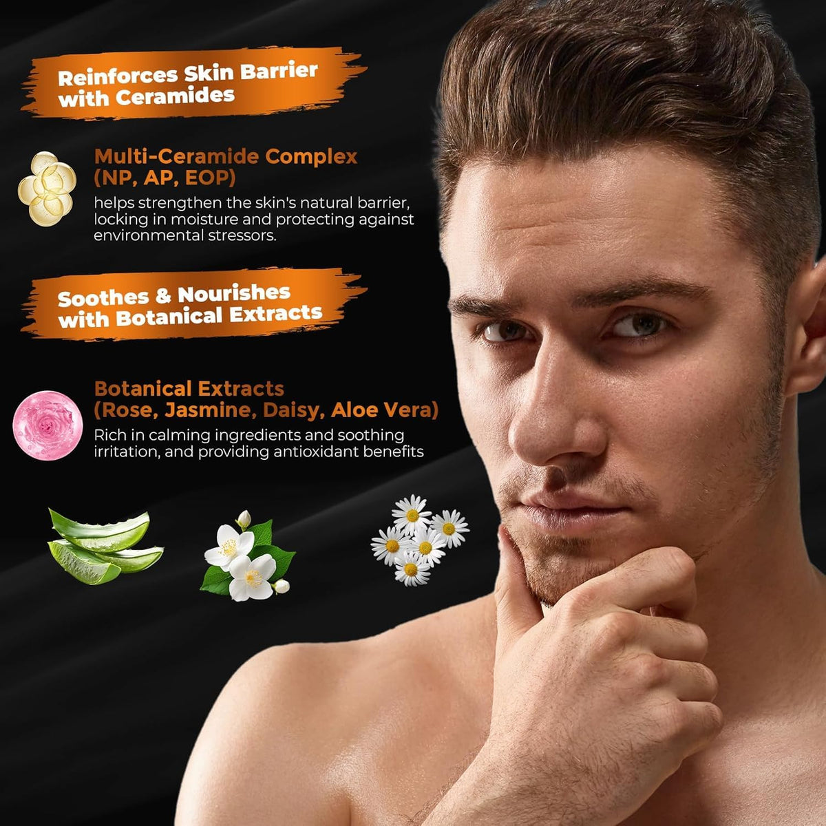 AN BAILIHUA serum dropper releasing a drop for targeted skin treatment