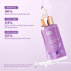 ANAI RUI application on cheek demonstrating even coverage and skin smoothing