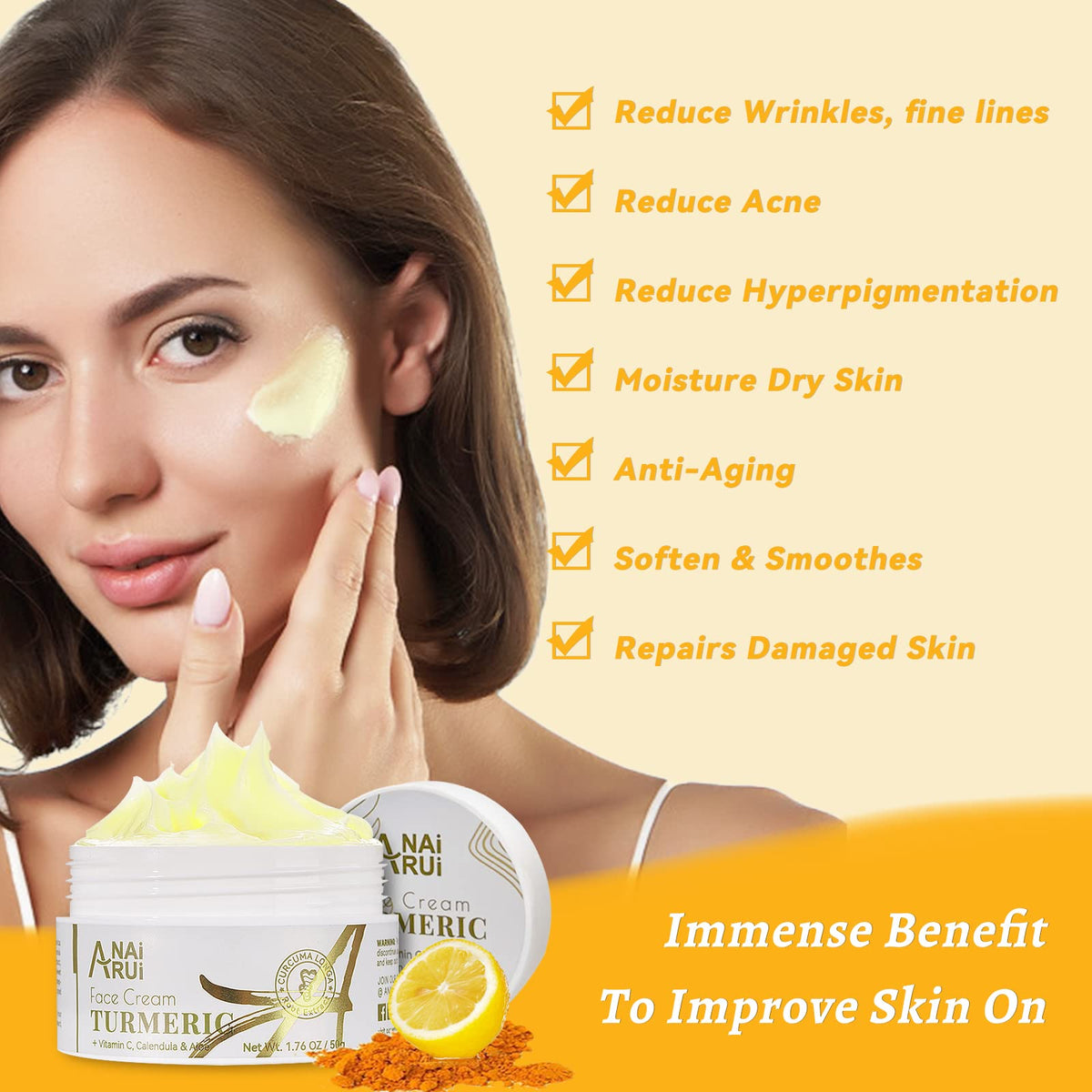 ANAI RUI cream texture close-up displaying smooth hydrating finish
