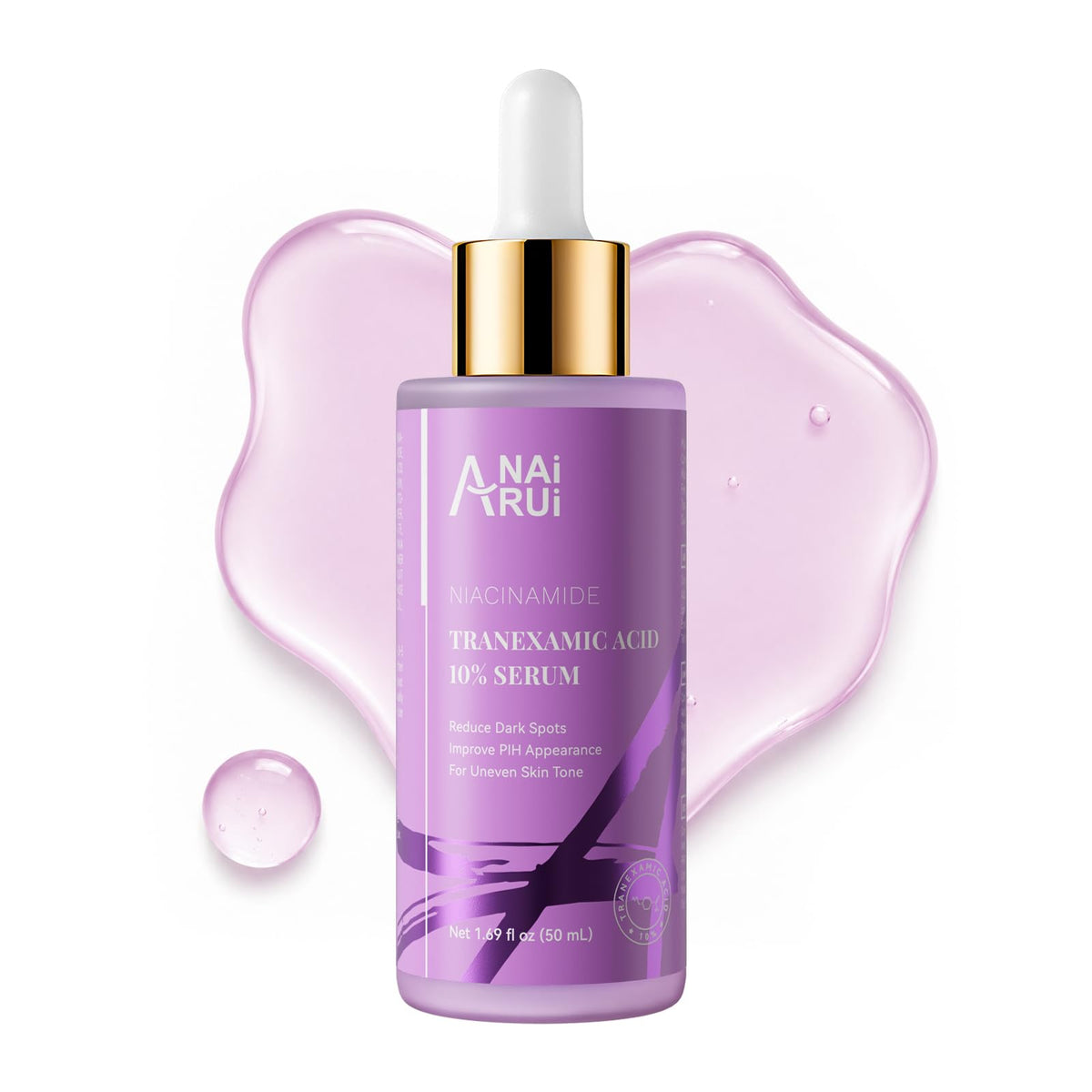 ANAI RUI front label on 50ml bottle showing product name and size, clear benefits