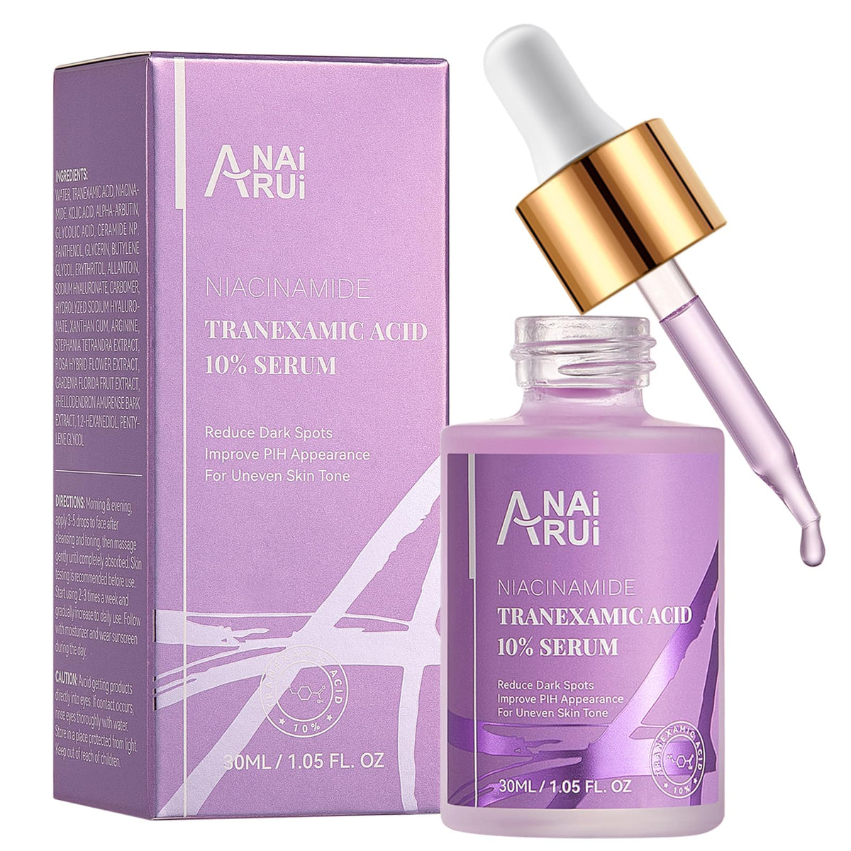 ANAI RUI front packaging showing bottle and label, clear presentation benefit