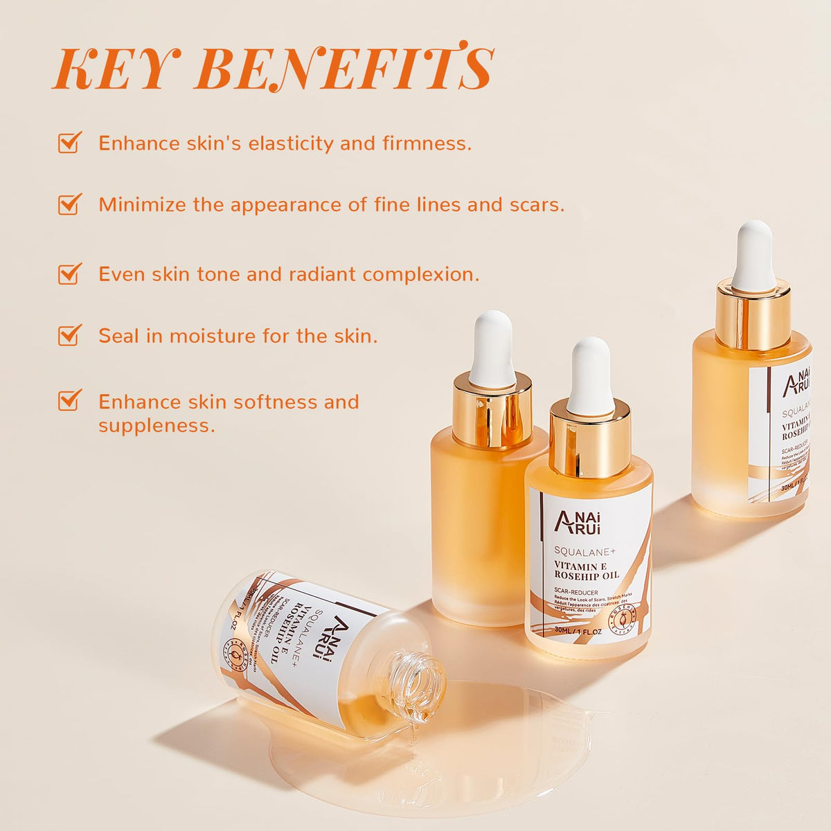 ANAI RUI label close-up showing ingredients for transparency and trust