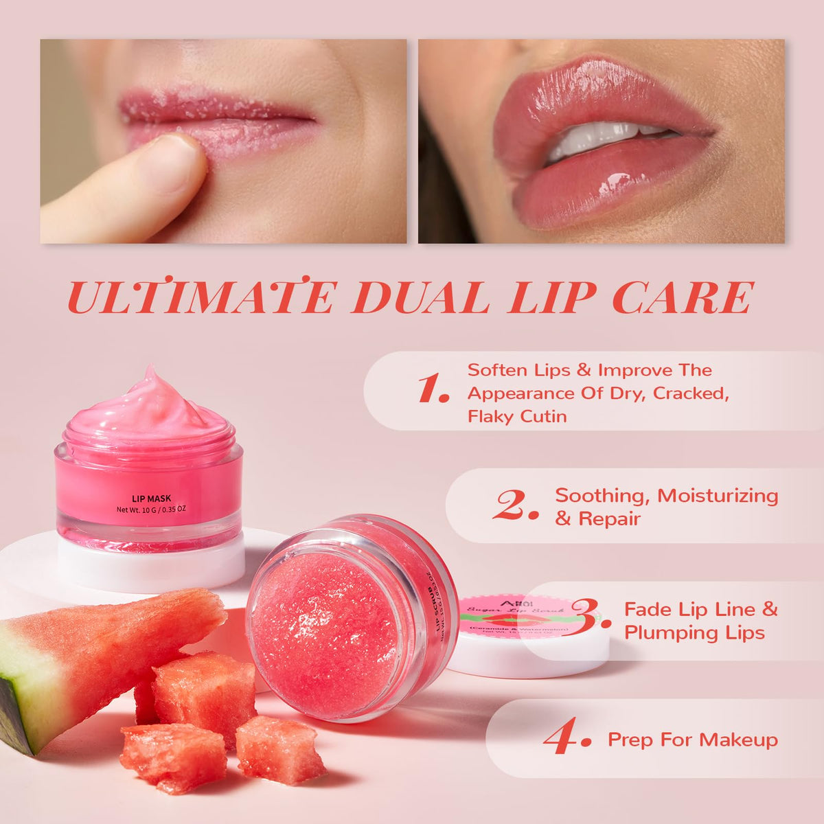 ANAI RUI creamy lip mask butter texture, highlights intense overnight hydration