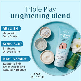 anal bleach used on bikini line showing targeted tone-enhancing care