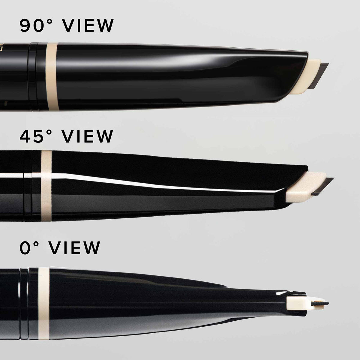 Anastasia Beverly Hills pencil next to a coin showing compact size and travel-friendly benefit
