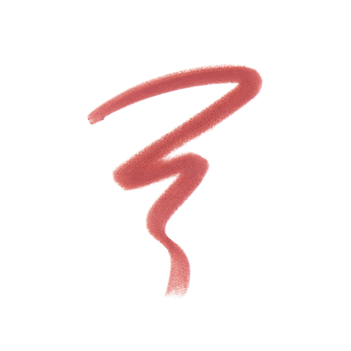 Anastasia Beverly Hills lip liner dusty rose swatch on lips in use, smooth matte finish and enhanced definition