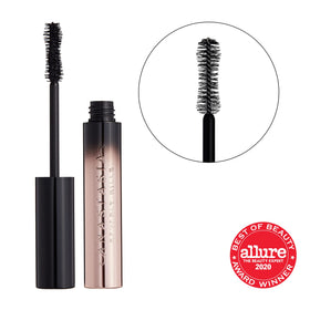 Anastasia Beverly Hills before and after lash comparison showing dramatic volume